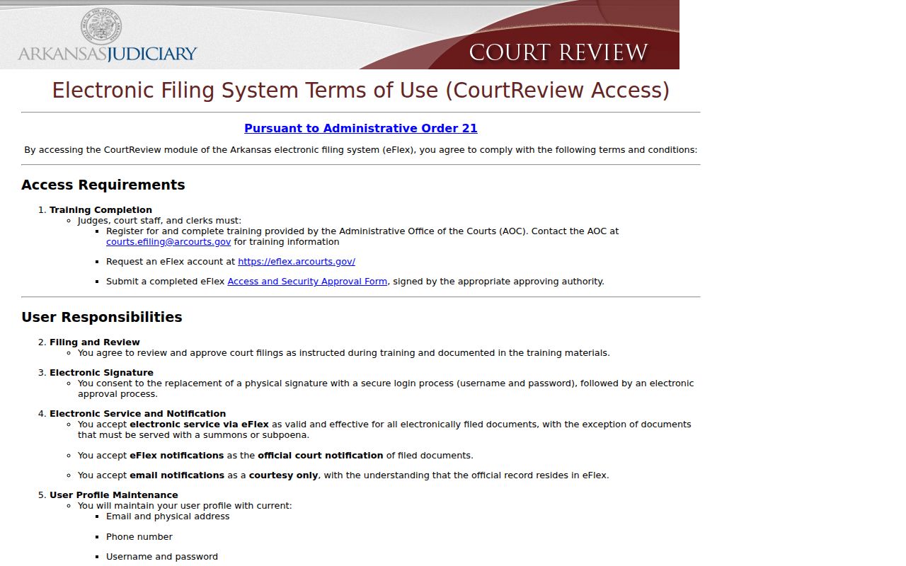 Pope County case lookup eFlex terms of use